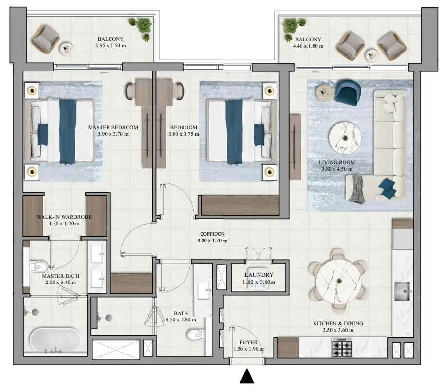 Emaar Grove Ridge floor plan