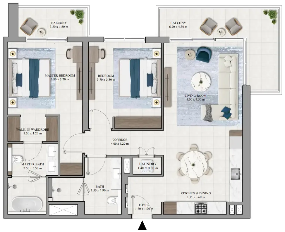 Emaar Grove Ridge floor plan