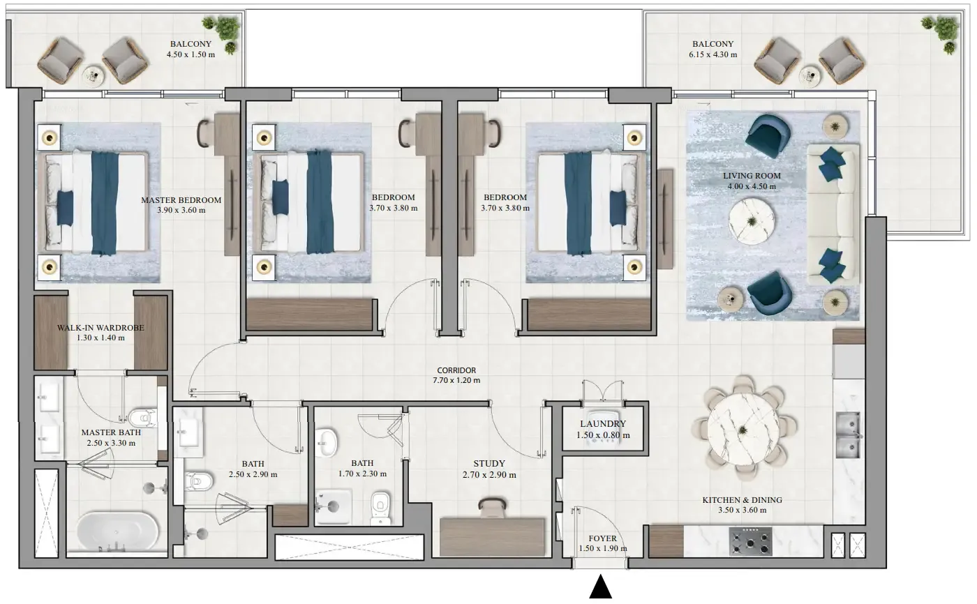Emaar Grove Ridge floor plan