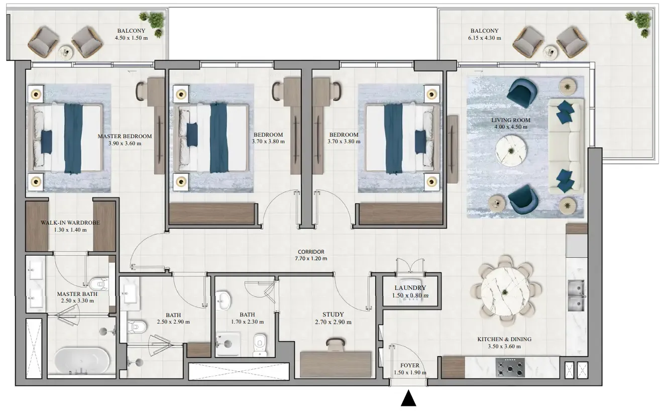 Emaar Grove Ridge floor plan