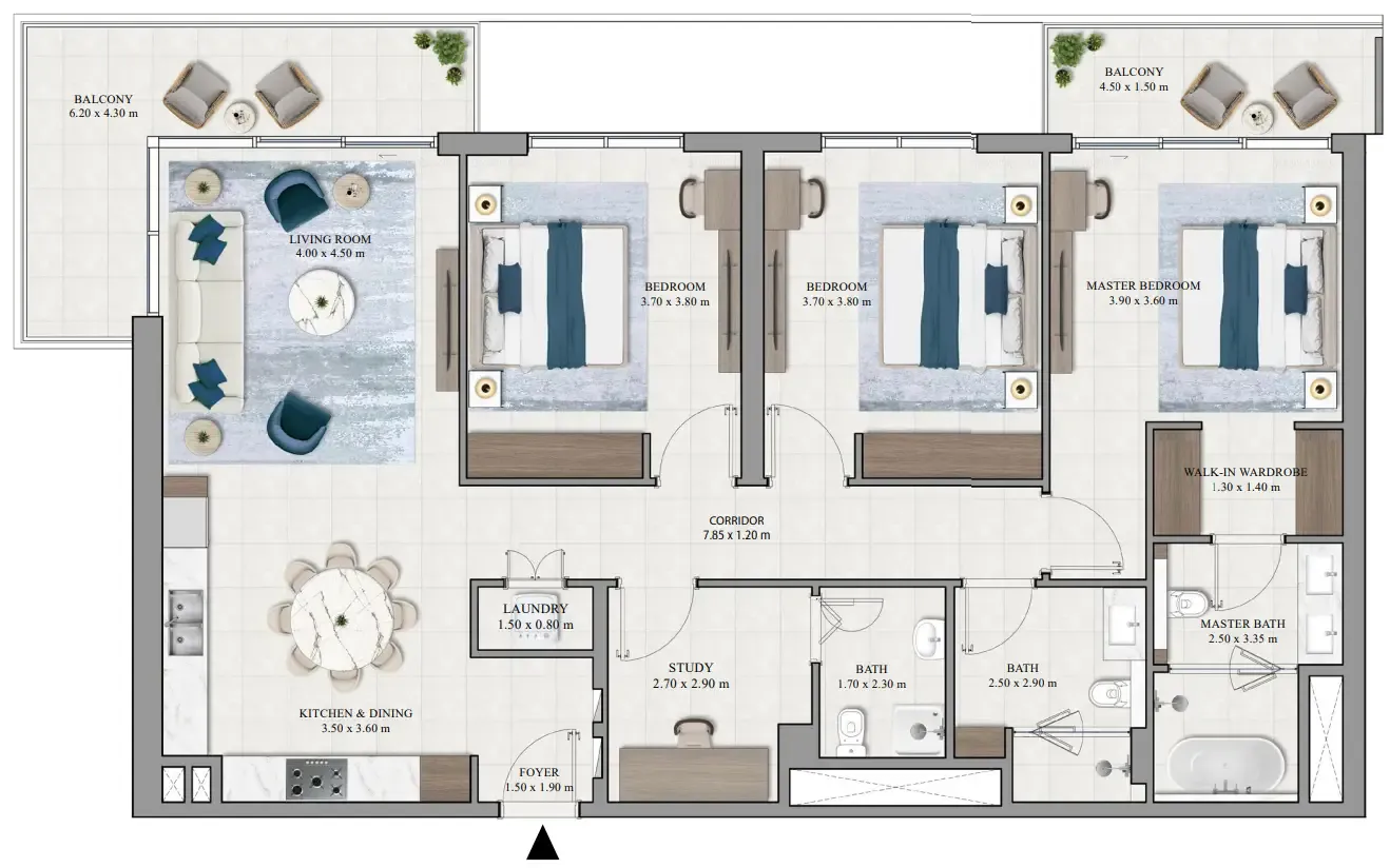 Emaar Grove Ridge floor plan