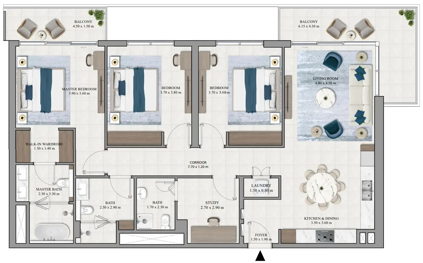 Emaar Grove Ridge floor plan