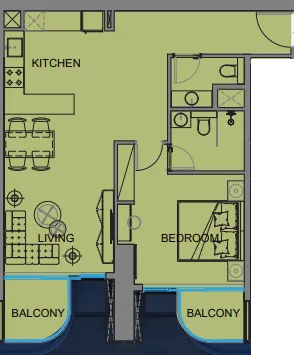 Tiger Group Guzel Towers floor plan