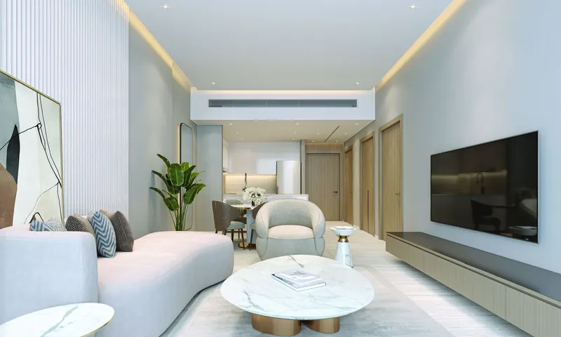 Interior at Guzel Towers in JVT (Jumeirah Village Triangle) Dubai
