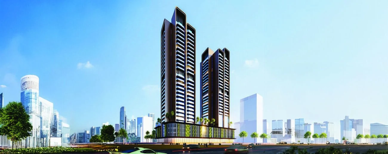 Exterior at Guzel Towers in JVT (Jumeirah Village Triangle) Dubai
