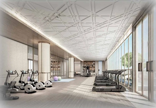 Gym amenity image at Sky Suites