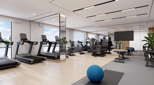 Gym amenity image at Azizi Ruby