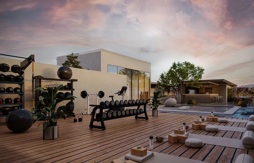 Gym amenity image at Norah Residence