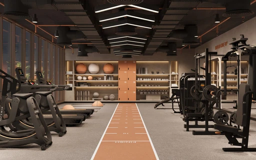 Gym amenity image at Rivo