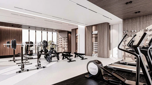 Gym amenity image at Urban Horizon