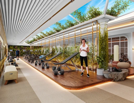 Gym amenity image at Vincitore Wellness Estate