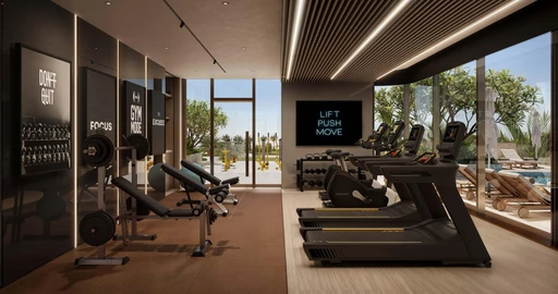 Gym amenity image at Flora Shore Beachside Residences