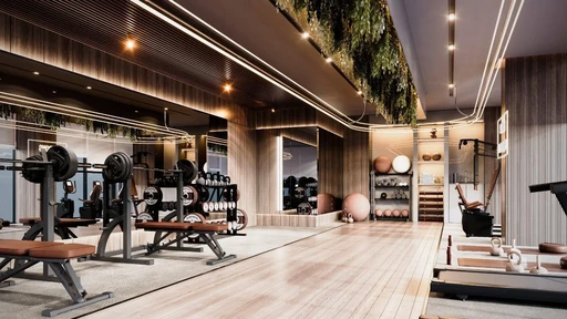 Gym amenity image at Omya Residence