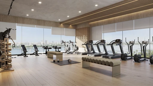 Gym amenity image at Maravea Residences