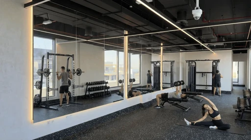 Gym amenity image at Flamingo LUX