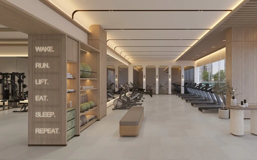 Gym amenity image at Expo Valley Views - Roudah