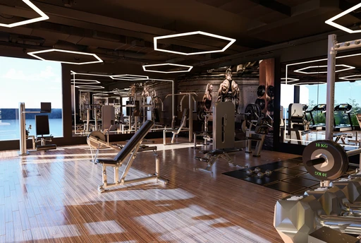 Gym amenity image at Armas By Zenith