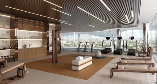 Gym amenity image at Casa Canal