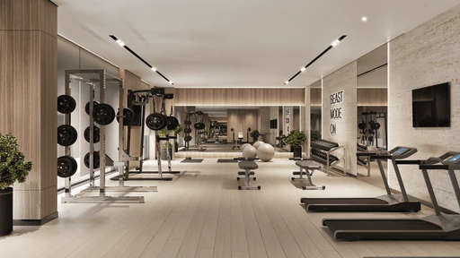 Gym amenity image at Samana Skyros