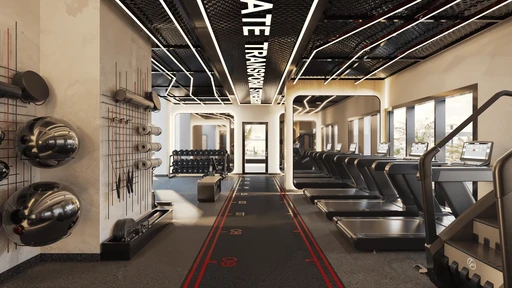 Gym & Fitness Area amenity image at Nexara by 7th Key