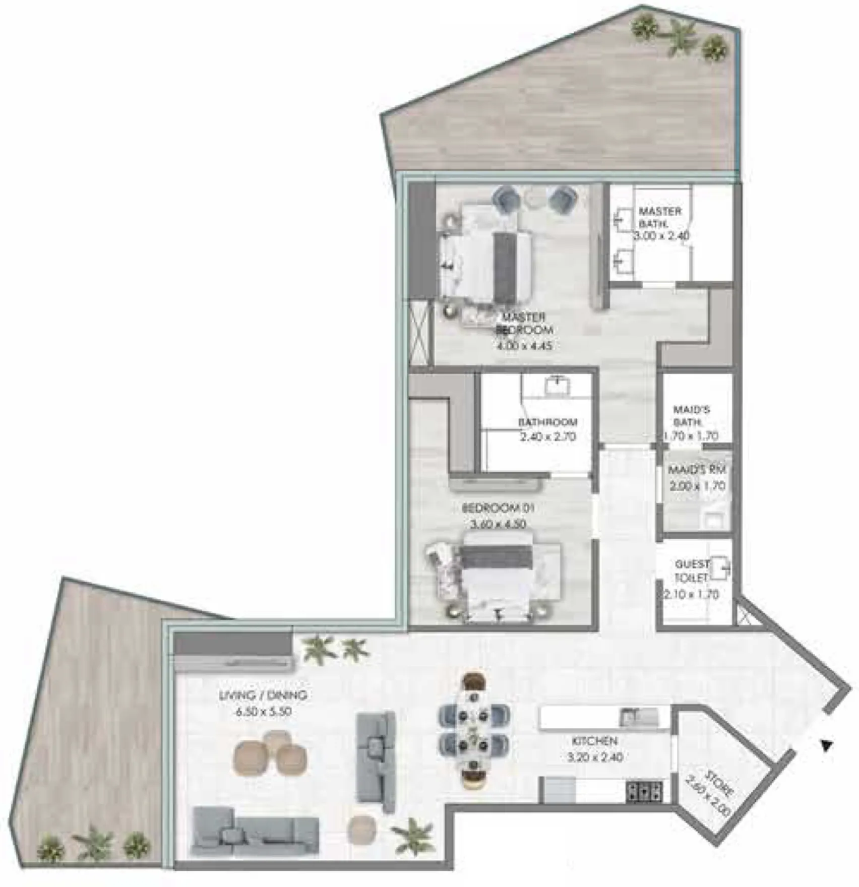 Al Habtoor Group Habtoor Grand Residences floor plan