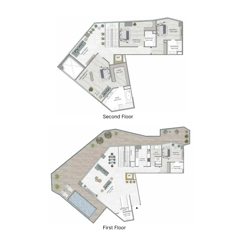 Al Habtoor Group Habtoor Grand Residences floor plan