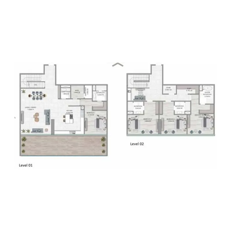 Al Habtoor Group Habtoor Grand Residences floor plan