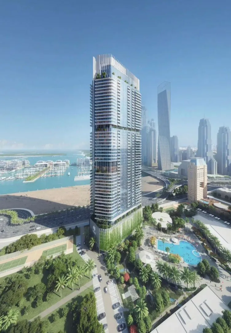 Exterior at Habtoor Grand Residences in Jumeirah Beach Residence (JBR) Dubai