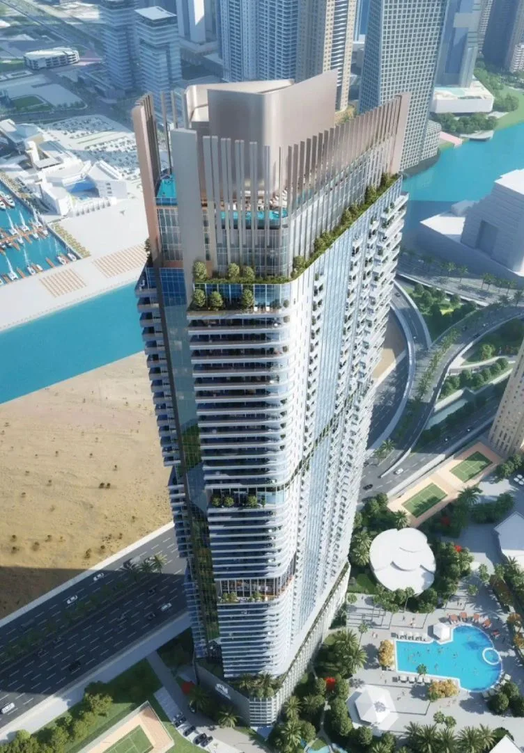 Exterior at Habtoor Grand Residences in Jumeirah Beach Residence (JBR) Dubai