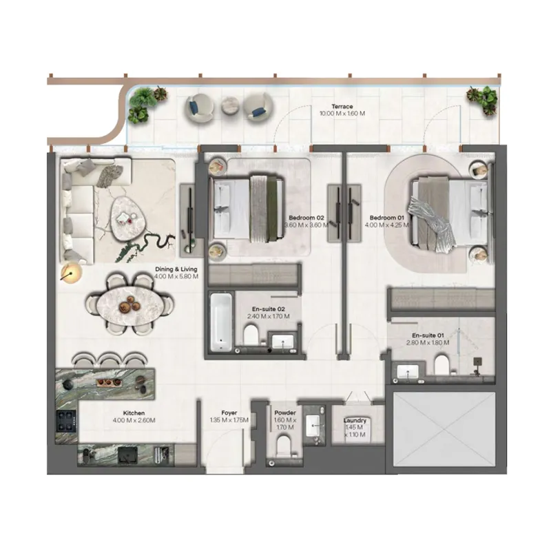 Beyond Developments Hado by Beyond floor plan