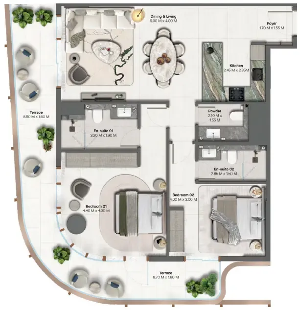 Beyond Developments Hado by Beyond floor plan