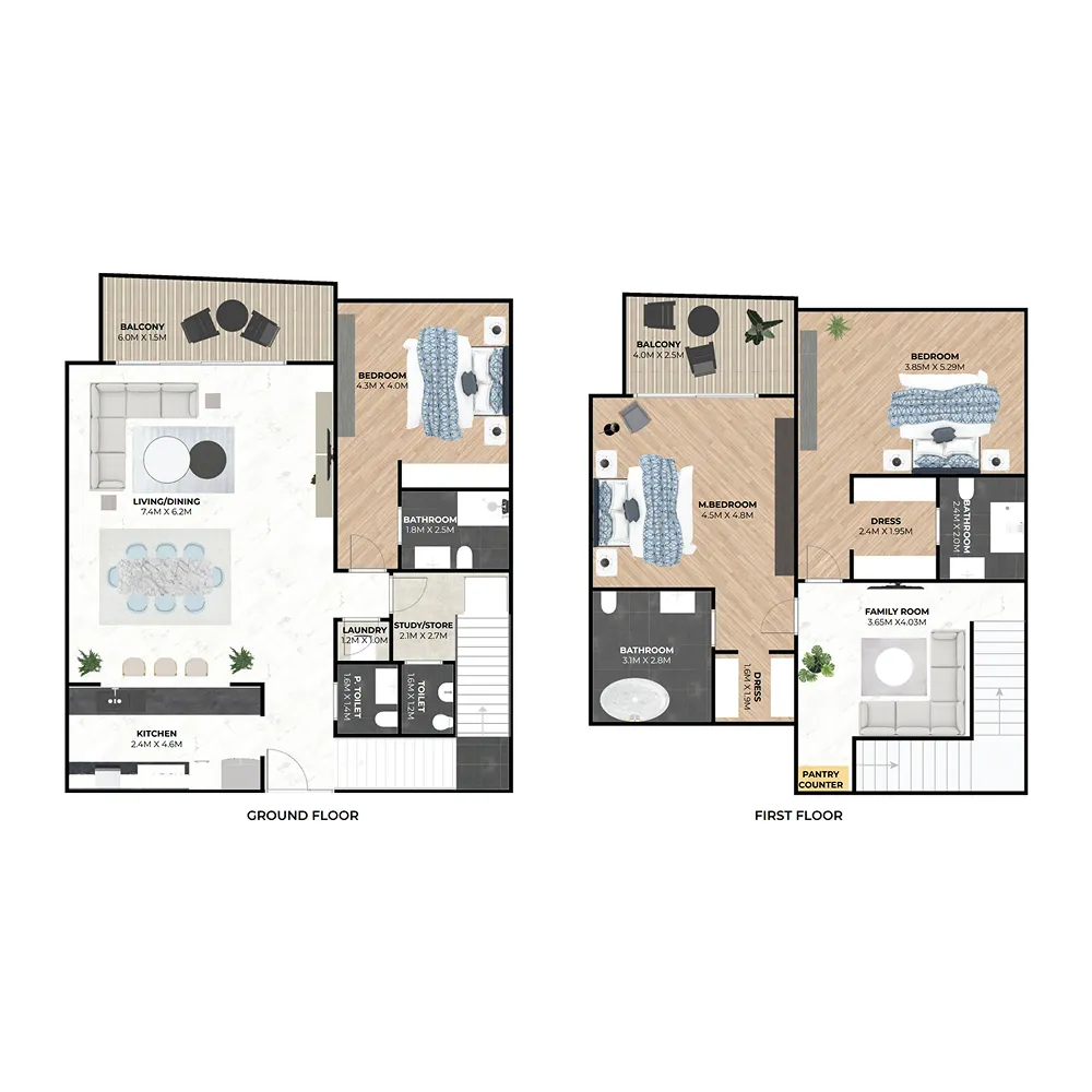 Fakhruddin Properties Development Hatimi Residences floor plan
