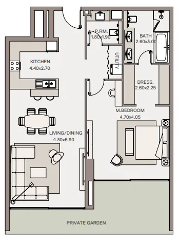 Metac Properties Haven Living floor plan