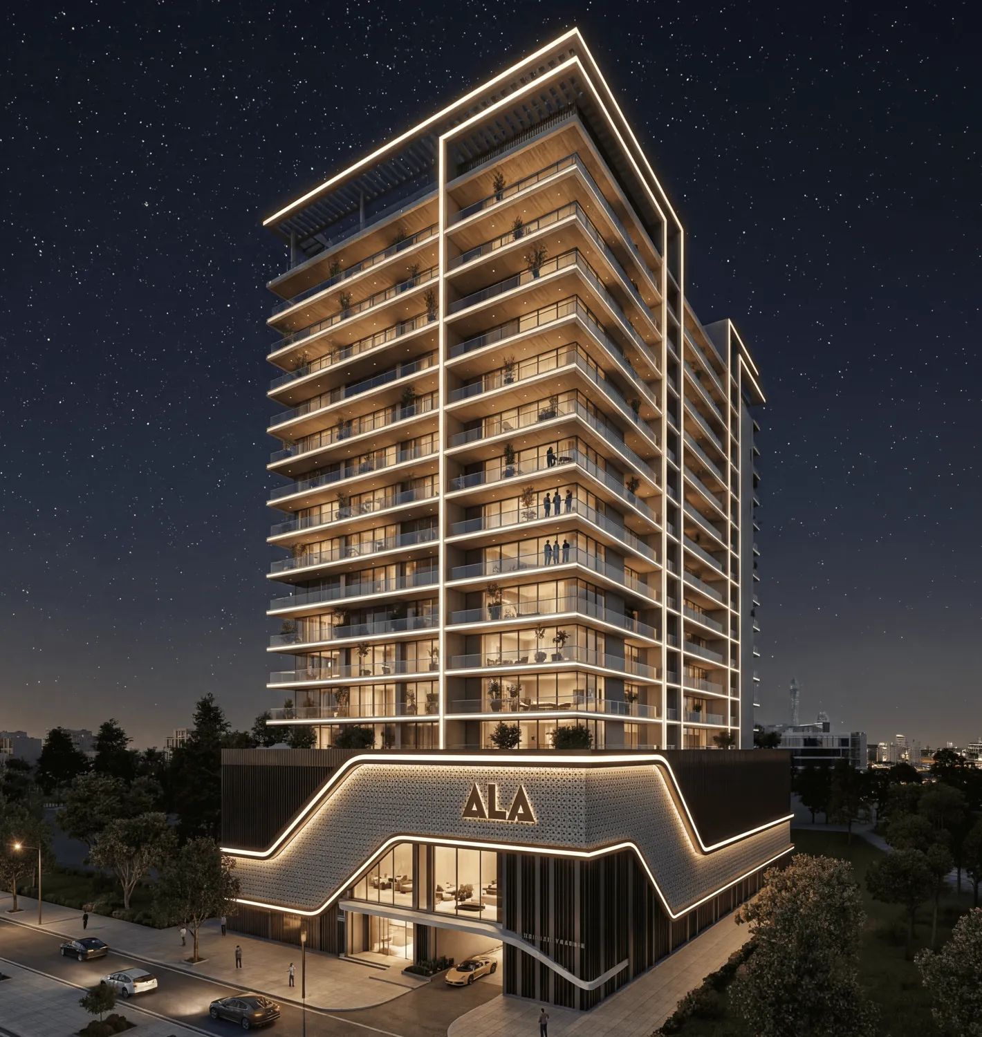 Exterior at Havencia in Dubai Land Residence Complex Dubai