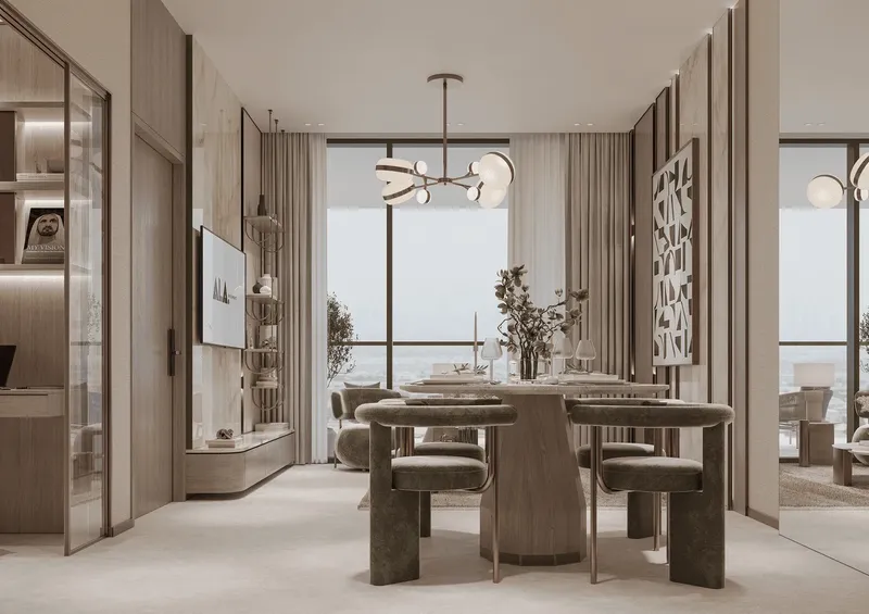 Interior at Havencia in Dubai Land Residence Complex Dubai