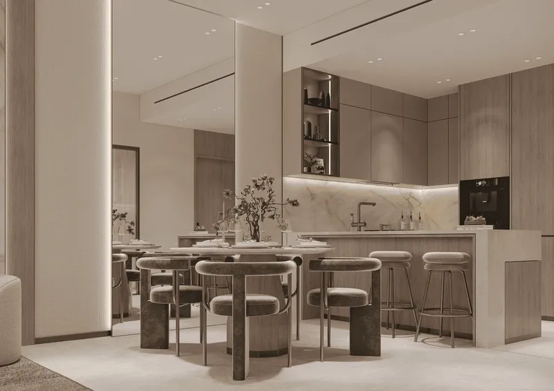 Interior at Havencia in Dubai Land Residence Complex Dubai