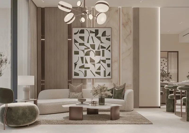 Interior at Havencia in Dubai Land Residence Complex Dubai