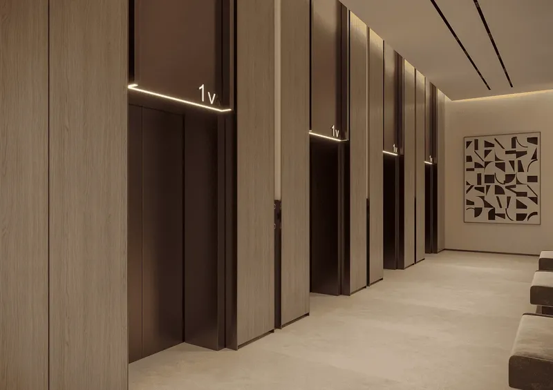 Lobby at Havencia in Dubai Land Residence Complex Dubai
