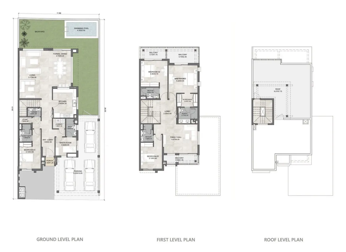 Dubai South Developers Hayat 6 floor plan