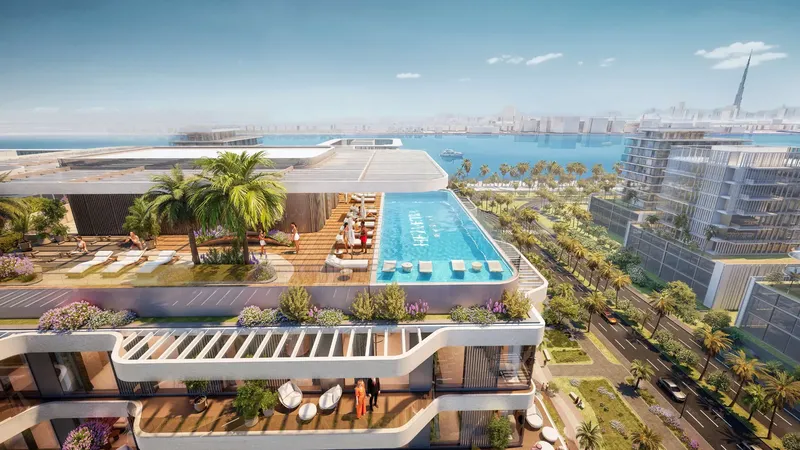 Exterior at Helvetia Marine by DHG in Dubai