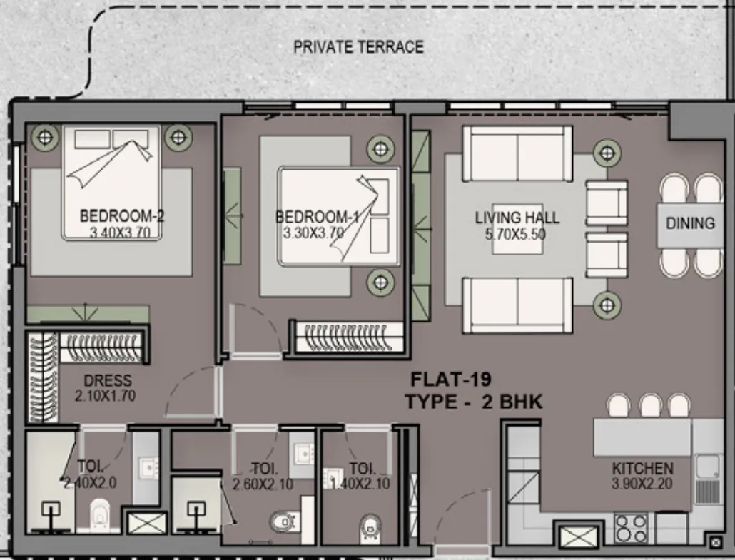 DHG Properties Helvetia Residences floor plan