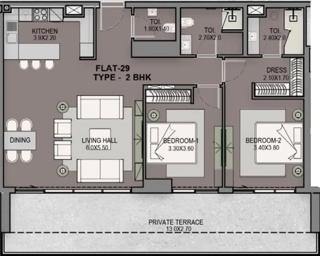 DHG Properties Helvetia Residences floor plan
