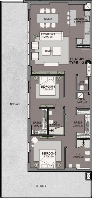 DHG Properties Helvetia Residences floor plan