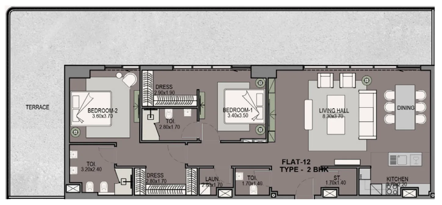 DHG Properties Helvetia Residences floor plan