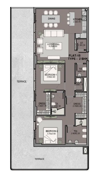 DHG Properties Helvetia Residences floor plan