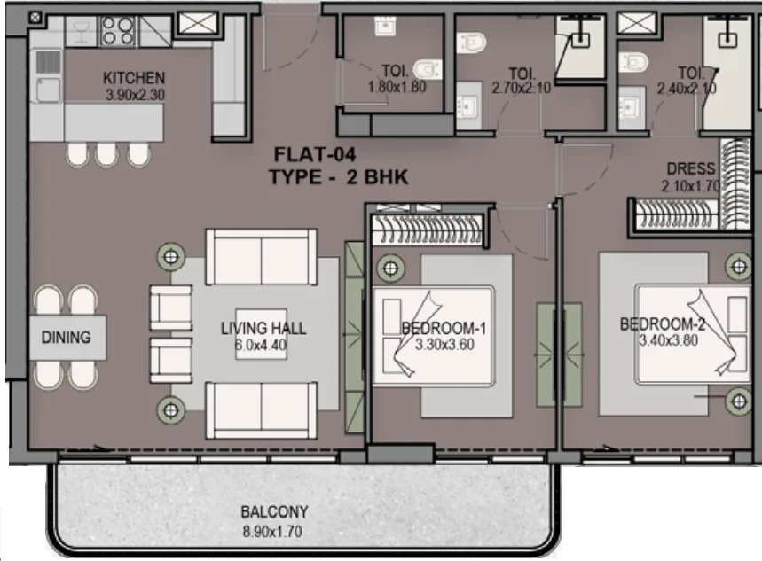 DHG Properties Helvetia Residences floor plan