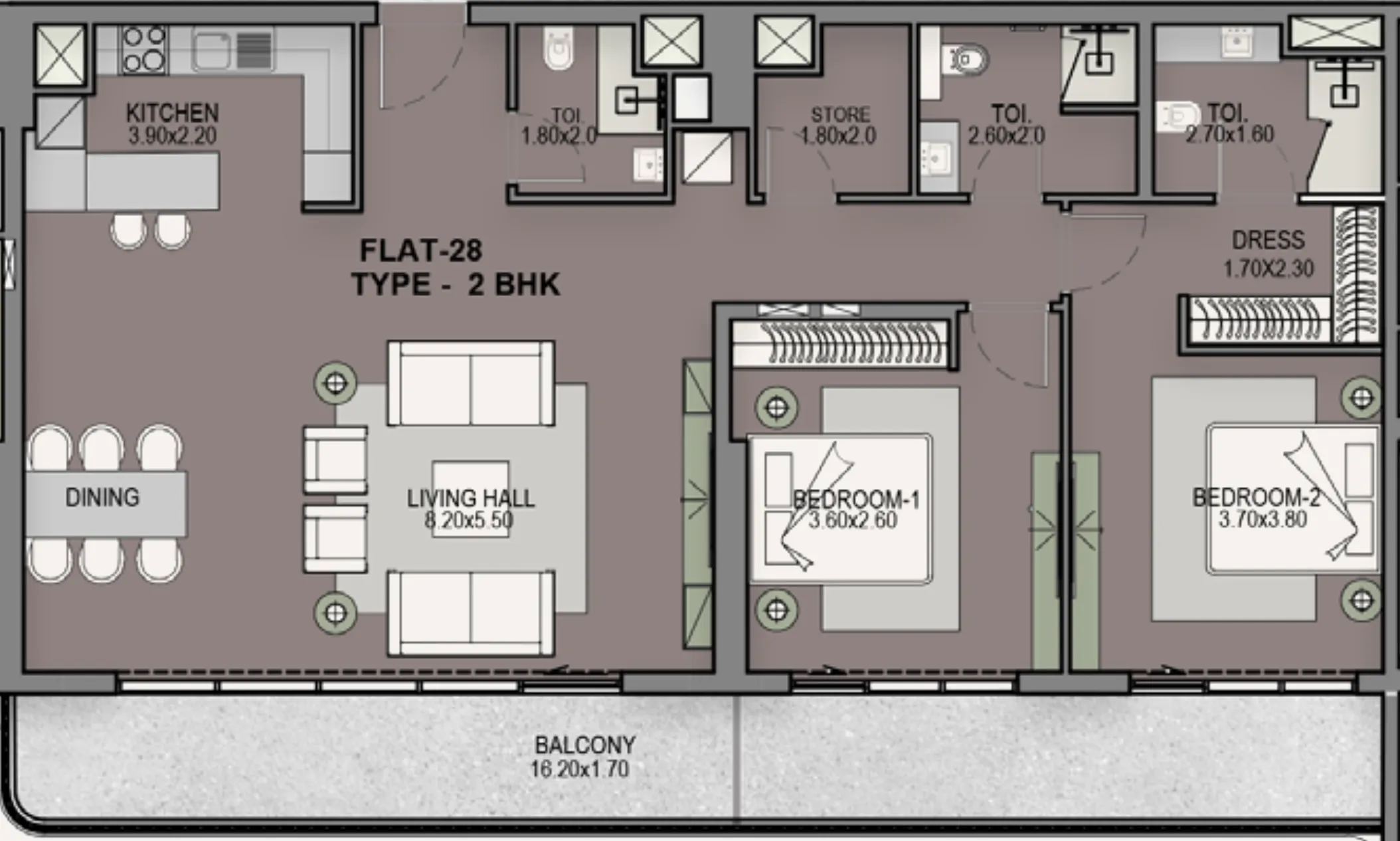 DHG Properties Helvetia Residences floor plan