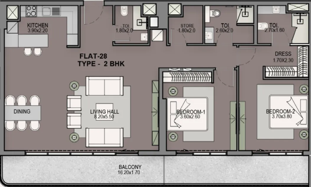 DHG Properties Helvetia Residences floor plan