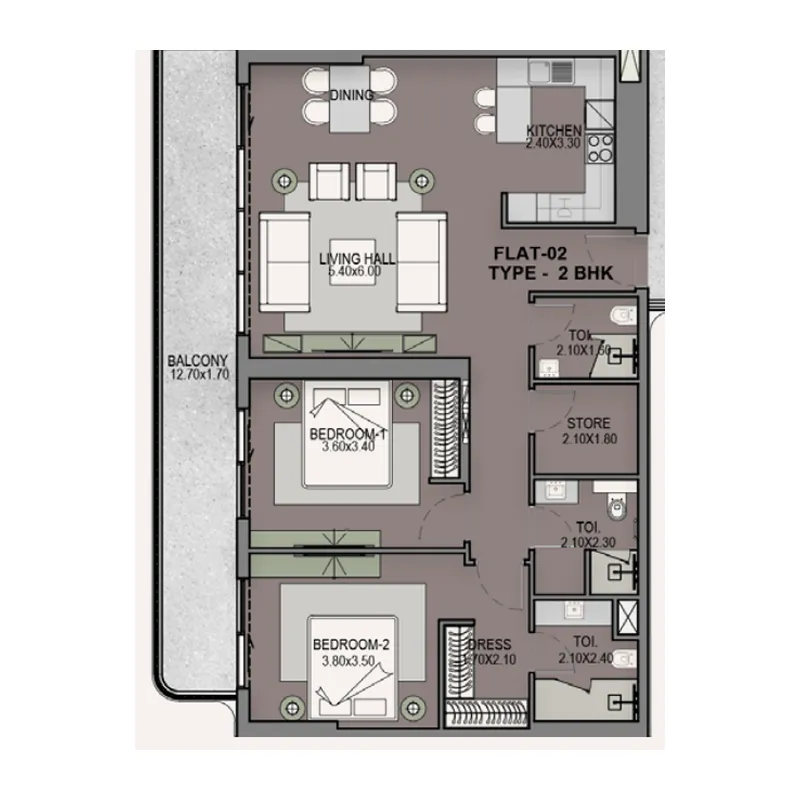 DHG Properties Helvetia Residences floor plan