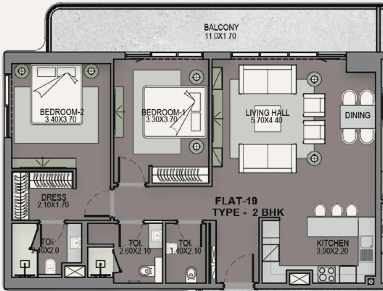 DHG Properties Helvetia Residences floor plan